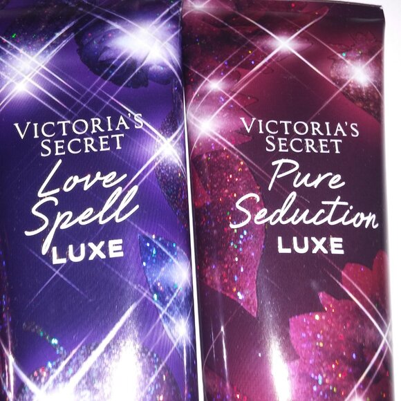 Set of 3 Victoria Secret Fragrance Body Lotion Luxe Love Spell Velvet Petals Pur - Picture 4 of 8
